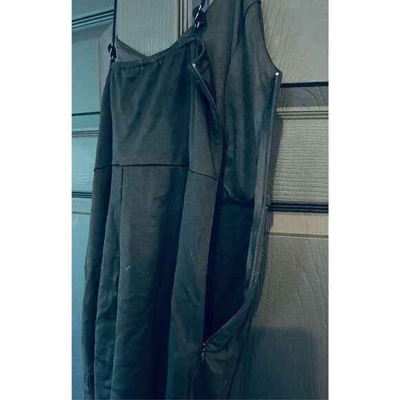 Zalalus Women's Elegant Spaghetti Straps Deep V Neck Sleeveless Bodycon Dress - Picture 4 of 5